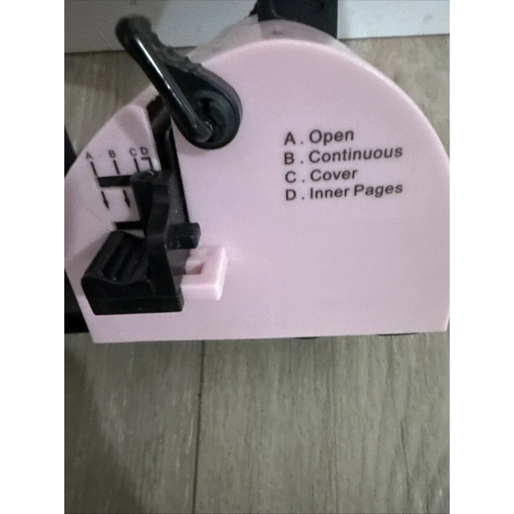 Zutter Bind it All V2.0 Pink Scrapbooking Binder Punch Bind Machine Arts Crafts